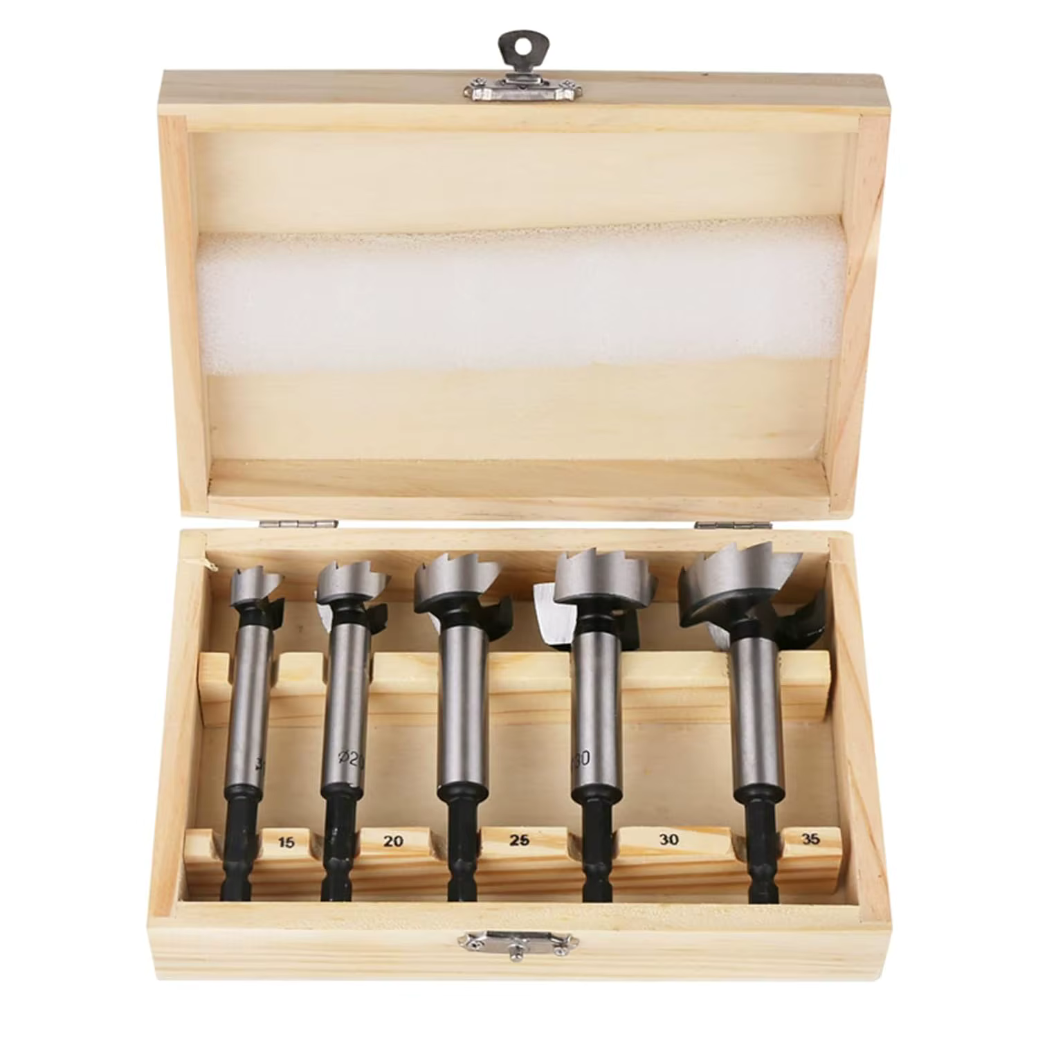 HEDA-Kit de forets à tige hexagonale Forstner, outil de scie cloche à centrage automatique, calcul d