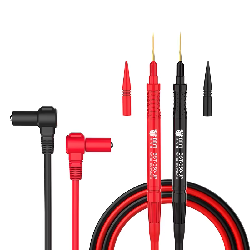 Pince Crocodile super conductrice, câble de Test en silicone souple pour multimètre, BST-050-JP 2000