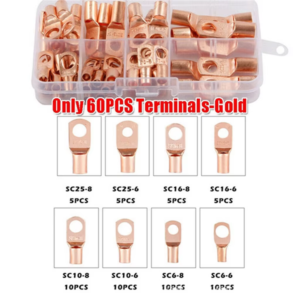 HX-50B 1/60/100 pièces outil de sertissage de câble Portable bornes professionnelles pince à sertir