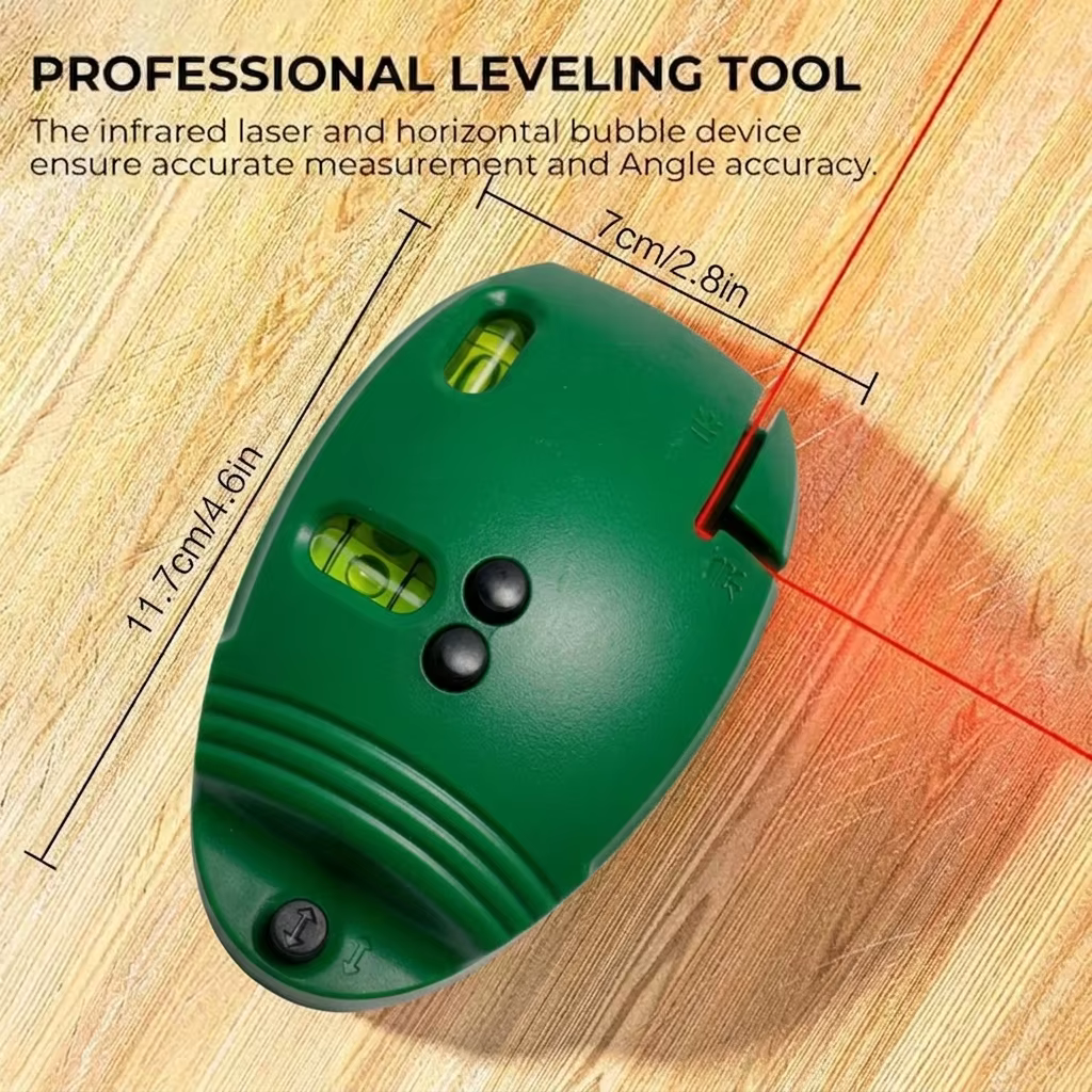 90 °   Niveau laser infrarouge, marqueur de ligne, haute précision, auto-nivelant, faisceau rouge, o