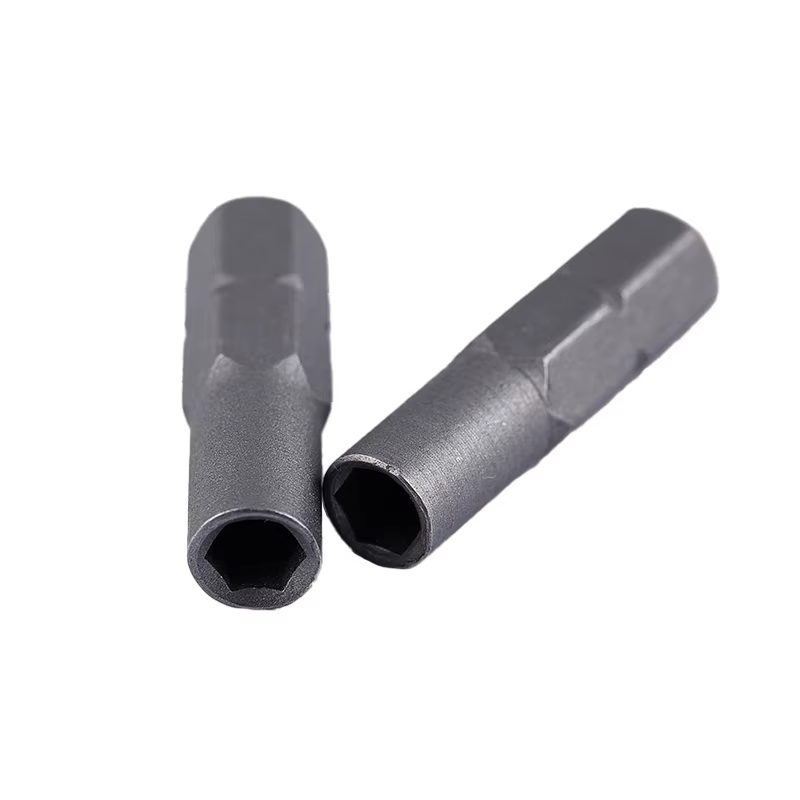 Embout de tournevis électrique Hex 1/4 ", 6.35mm, tige hexagonale à 4mm, adaptateur d'embout de tour