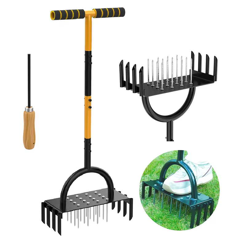 Scarificateur outils de jardinage de pelouse, produits de jardin d'herbe, ancre, nouveauté, outil ma