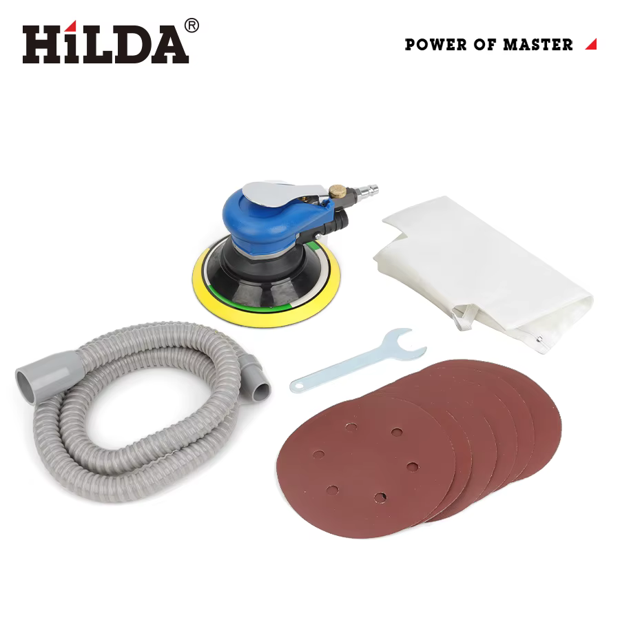 HILDA 5 pouces 150mm ponceuse orbitale à Air modèle d'extraction de poussière pour voiture métal boi