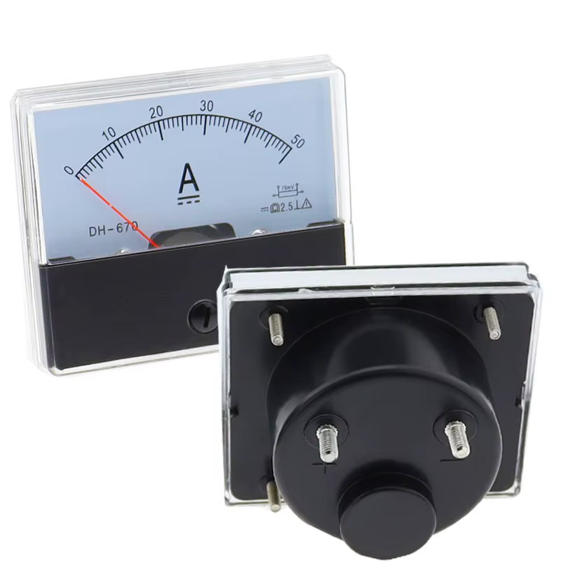 Anlog ampèremètre DH-670 ampèremètre cc jauge de courant panneau ampèremètre testeur de courant ampè