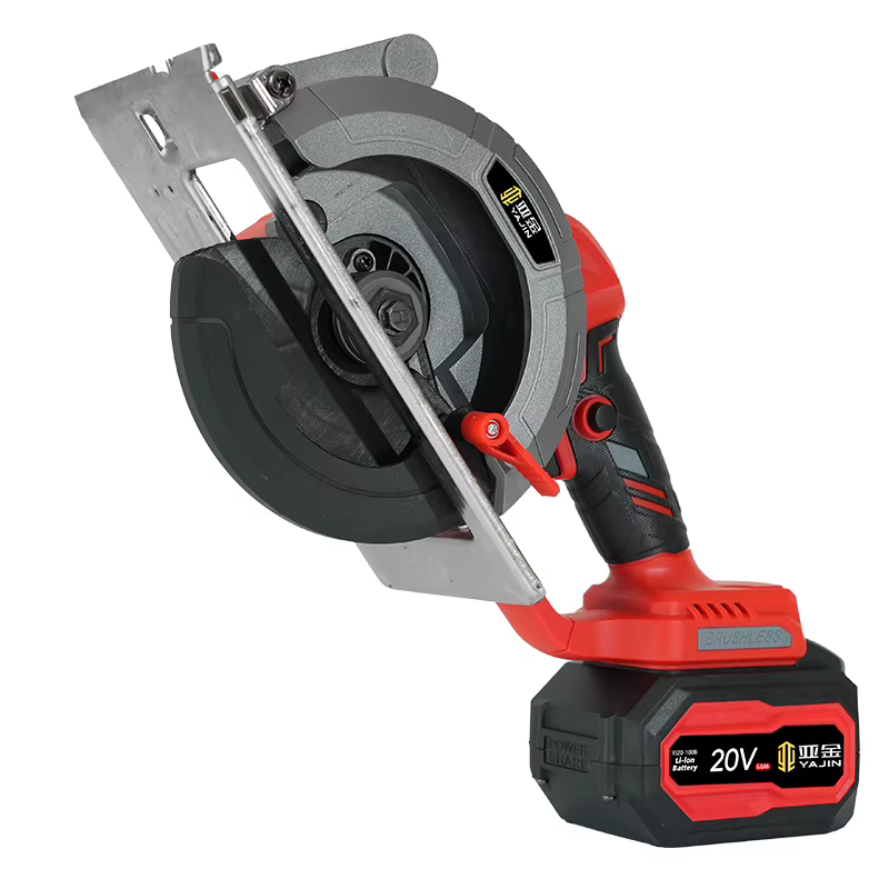 Scie circulaire électrique rechargeable, haute vitesse, légère, réglable, pour la coupe du bois, pou