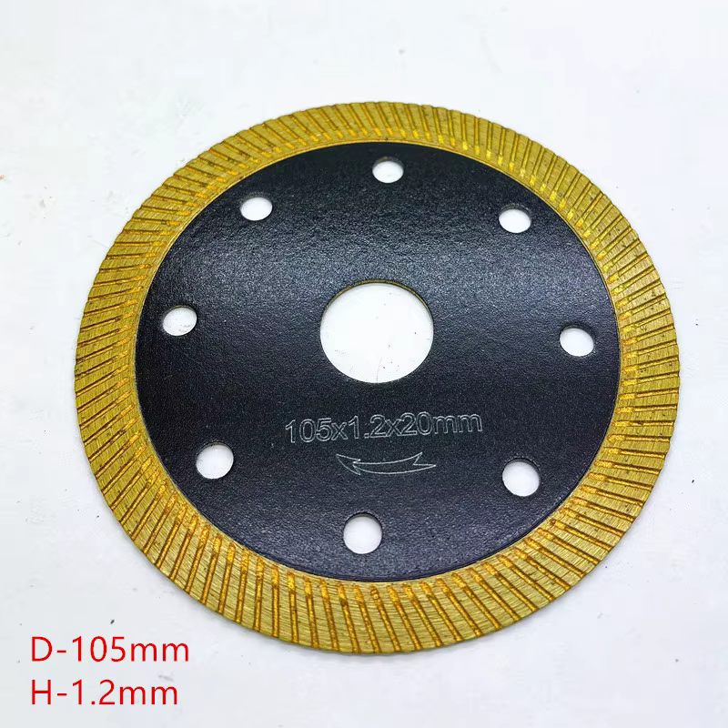 Disque de coupe diamant 105mm, lame de scie fine pour carrelage, marbre, pierre, meuleuse d'angle, s