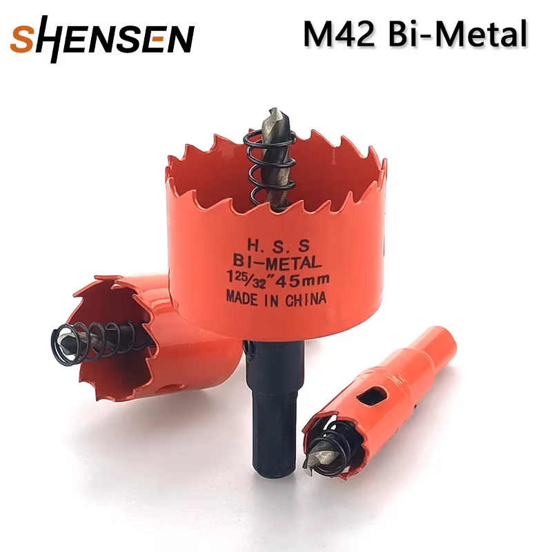 Scie cloche bimétallique M42, foret multi-usage 16-140 mm pour métal, fer, aluminium, acier inoxydab