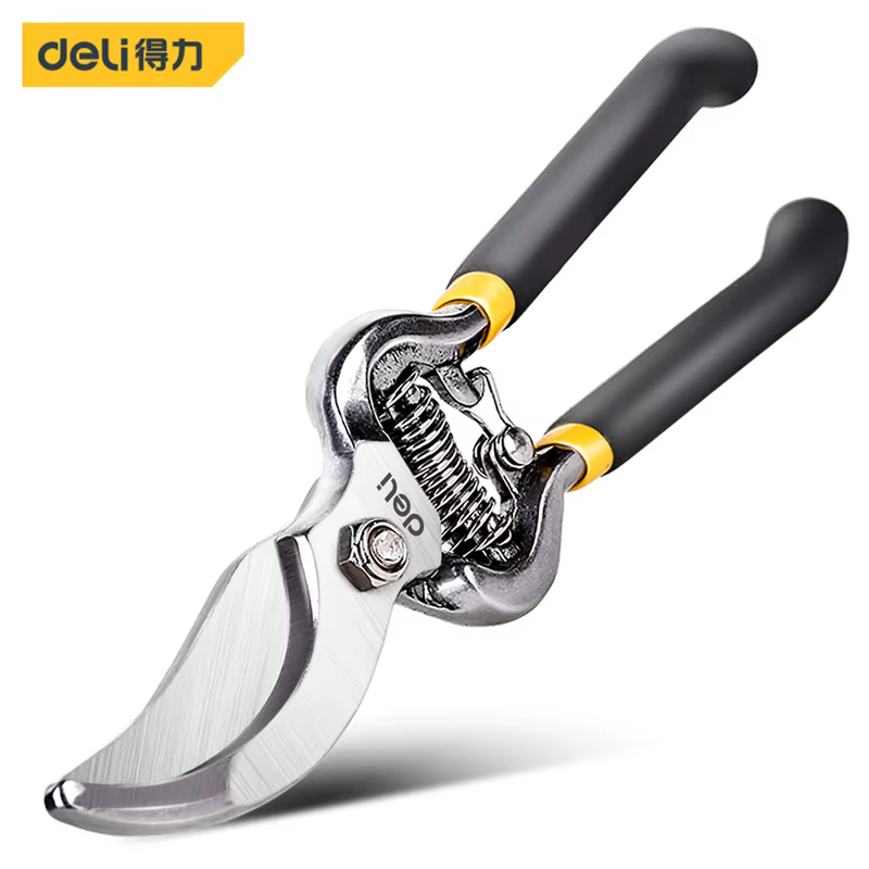 DELI 8 pouces sécateur de jardin ciseaux SK5 lame sécateur pour bonsaï arbres fruitiers fleurs Branc