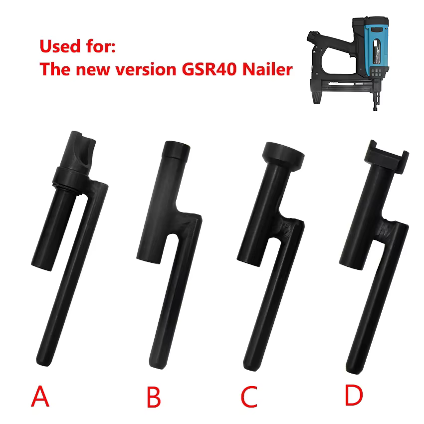 GSR40-Pièces d'outils pneumatiques à gaz électrique, odorà clous multifonctionnel, ensemble de baril