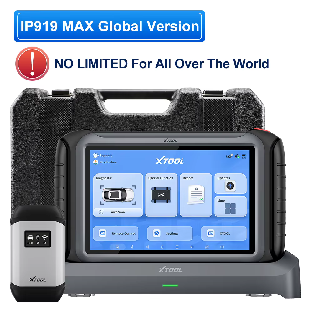 Outils de diagnostic Bluetooth XTOOL InPlus IP919 MAX J2534, programmation et codage ECU, cartograph
