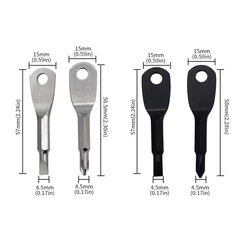Tournevis à fente Phillips Portable, porte-clés, Mini outil de réparation de poche, Gadget
