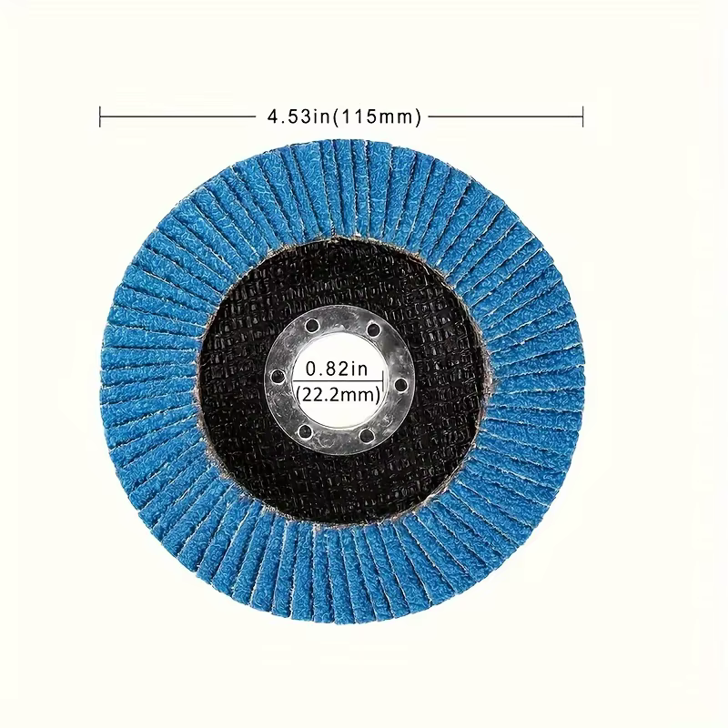 10 disques à lamelles 4-1/2 pour meules de meuleuse
