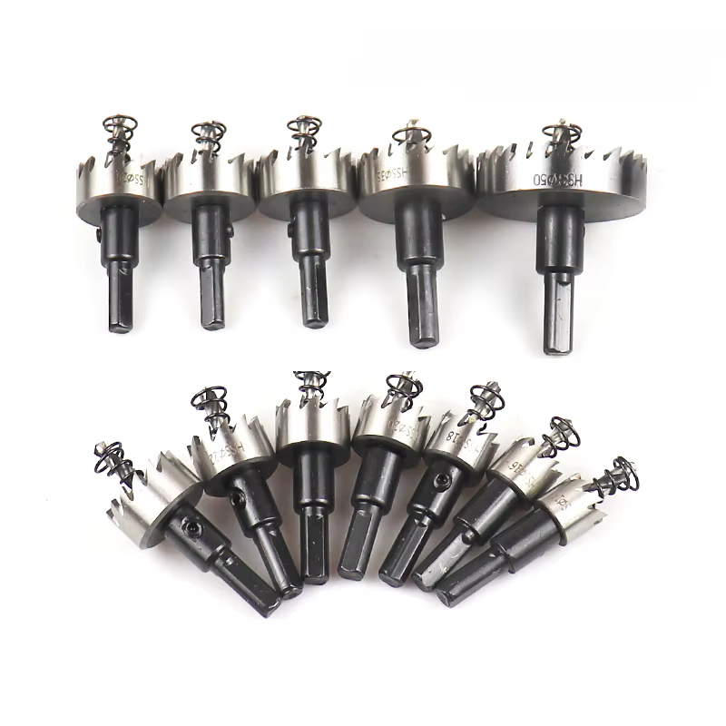 Scie cloche HSS 16-100mm Cobalt acier rapide M35 ensemble d'outils