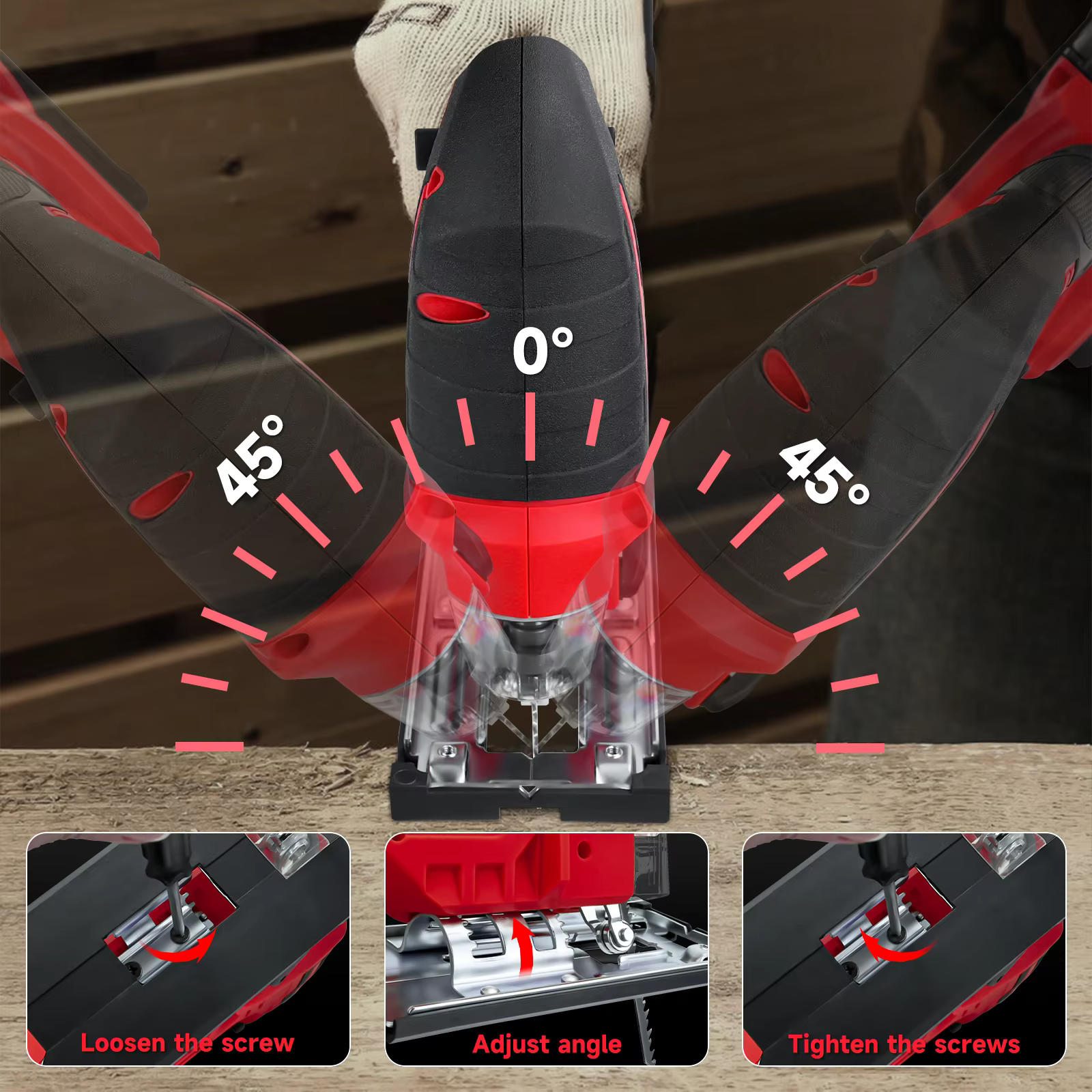 Scie sauteuse électrique sans fil 2700 tr/min