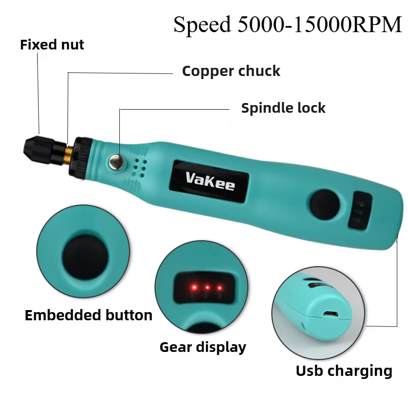 Mini perceuse électrique sans fil USB