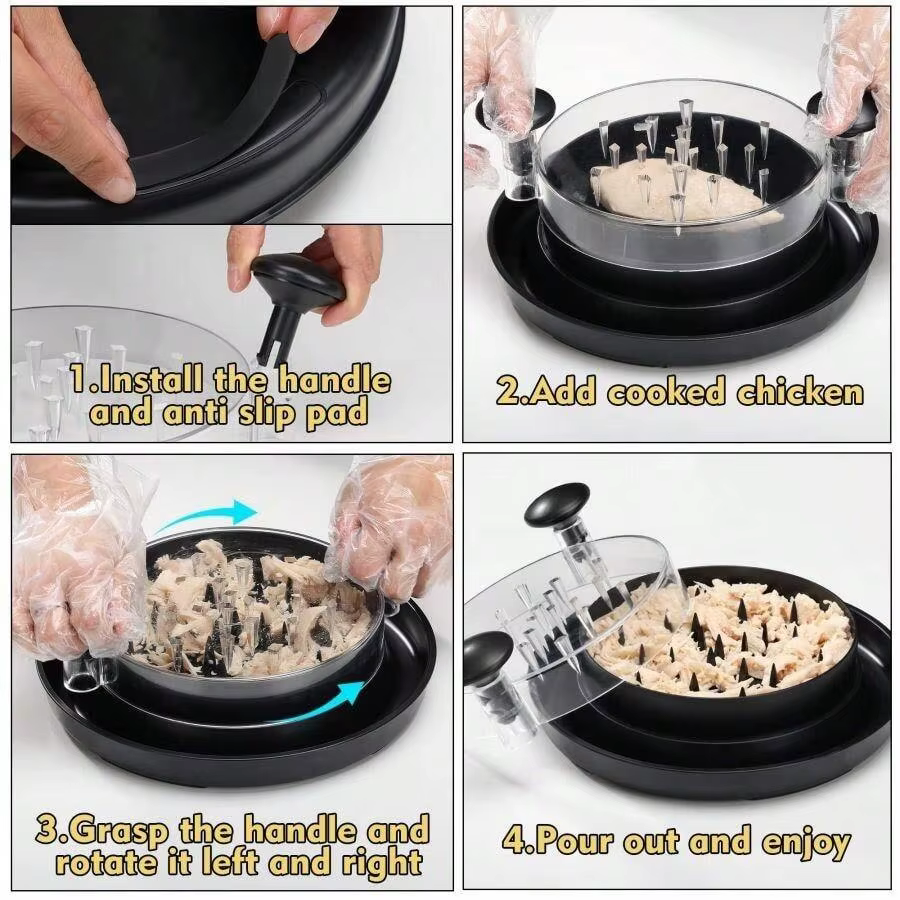 Outil de broyeur de poulet pour déchiqueter le poulet tiré porc bœuf viande sein déchiquetage séparation hachoir broyeur Machine