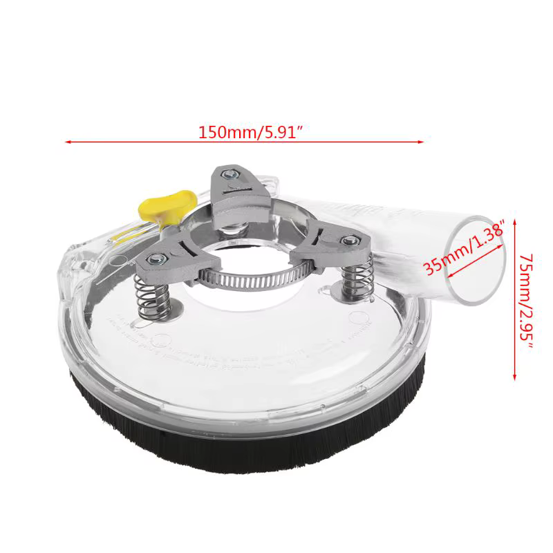 Kit de carénage anti-poussière pour meuleuse d'angle 4 "/ 5" Dls
