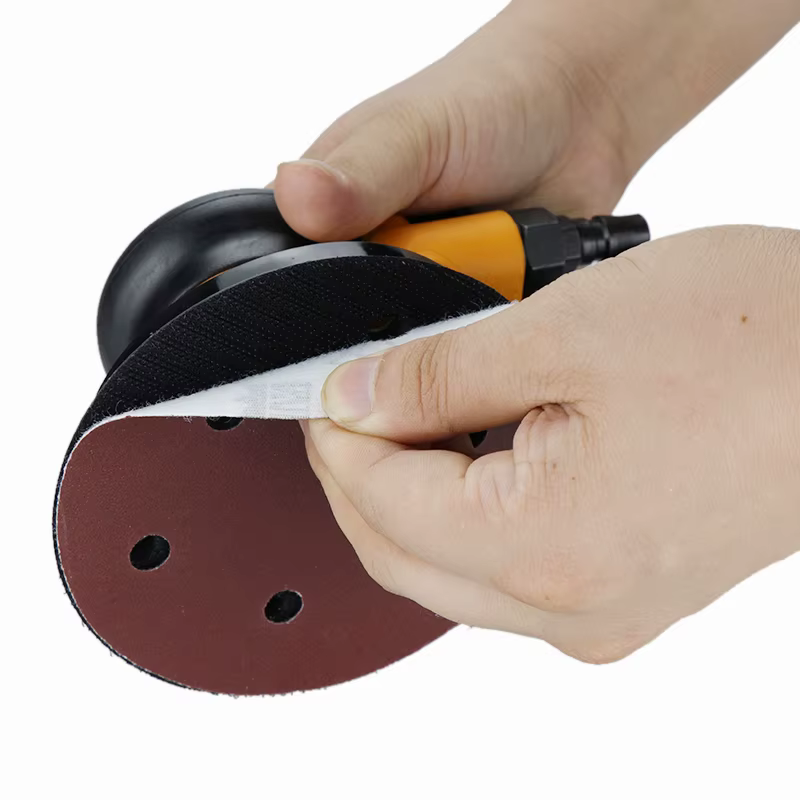 HIFESON ponceuse pneumatique polisseuse-avec aspiration 5 ''125mm outil de soin de peinture de voiture polissage Machine de paume orbitale aléatoire filetage M8