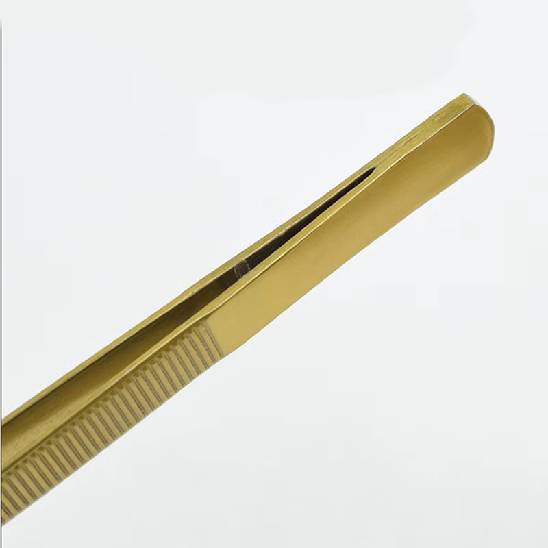 Pince à épiler professionnelle en acier inoxydable pour extension de cils, outils de maquillage, fournitures pour les yeux
