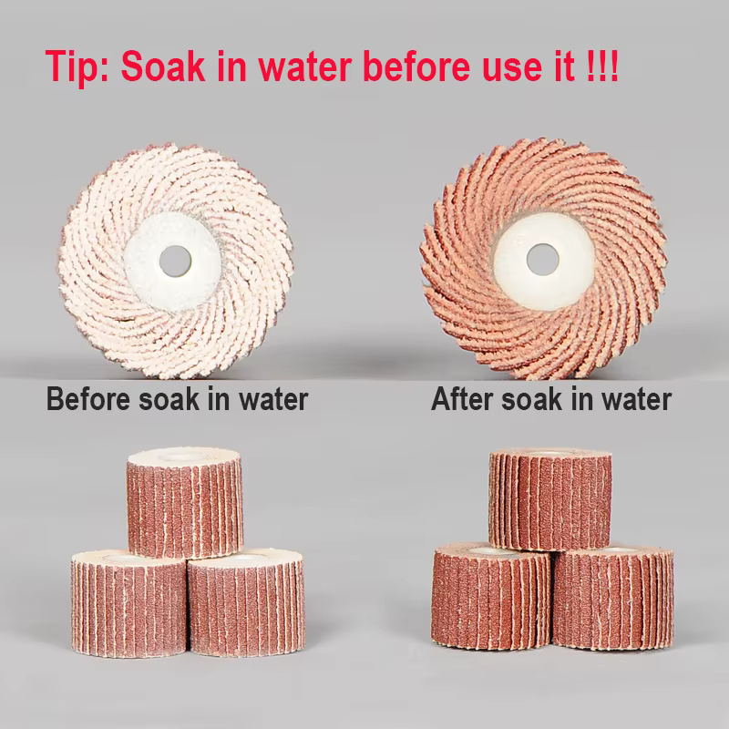 Tête de meule de ponçage pour perceuse