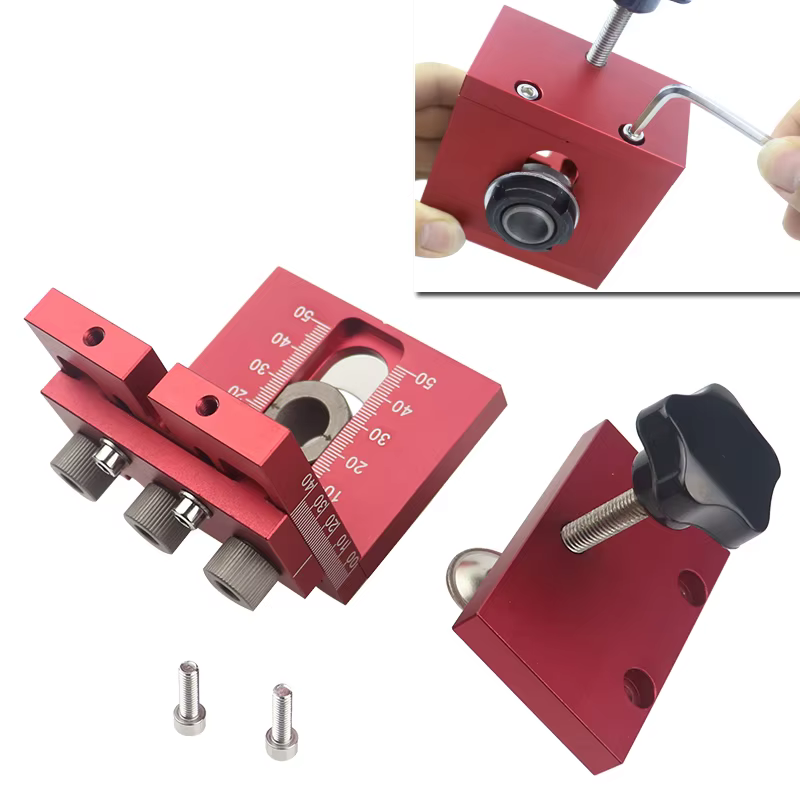 Kit de gabarit de chevilles multifonction pour le travail du bois