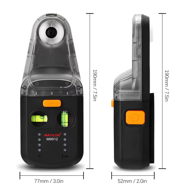 MAYILON Collecteur de poussière à propositions électriques, niveau laser, mètre, aspiration murale, perceuse sous vide, livres de poussière, outils, grande ouverture 13mm