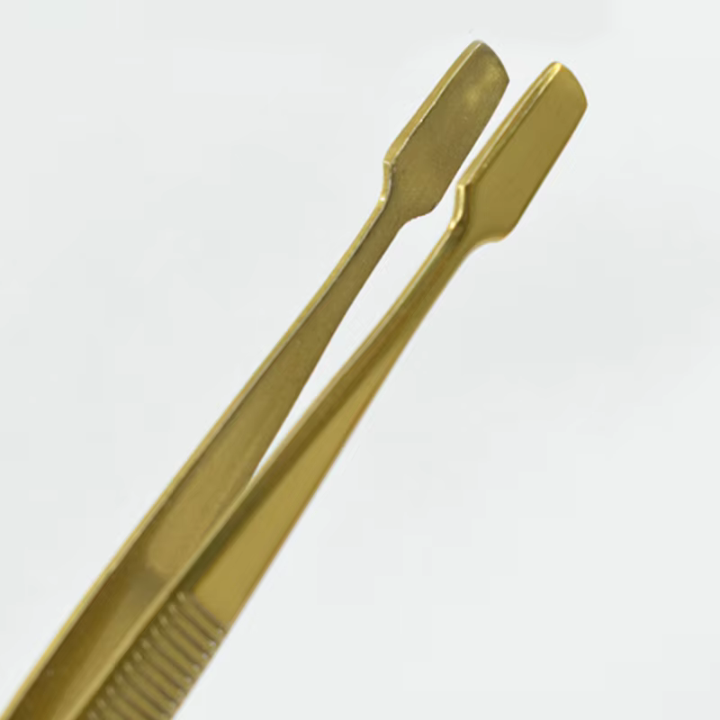 Pince à épiler professionnelle en acier inoxydable pour extension de cils, outils de maquillage, fournitures pour les yeux