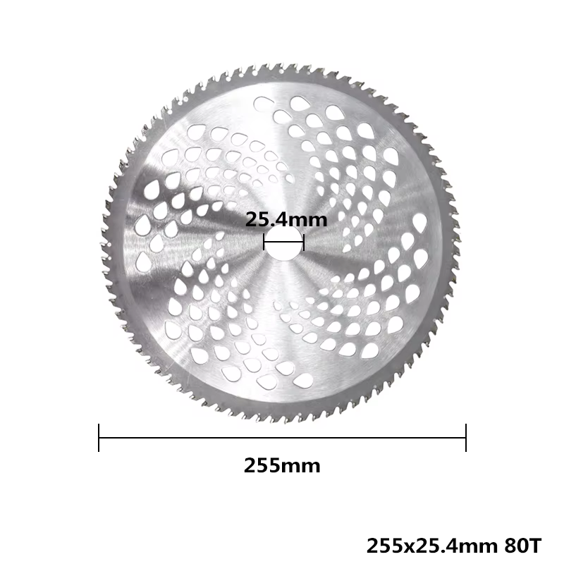 1pc 255mm 40T/60T/80T lame de débroussailleuse tondeuse à gazon