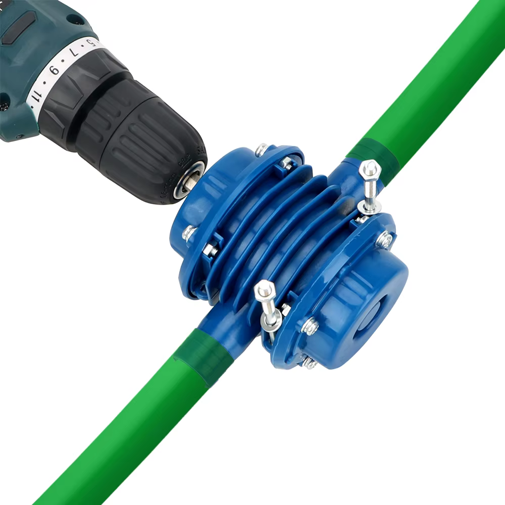 NICEYARD Mini pompe à eau pour perceuse électrique manuelle auto-amorçante robuste aucune puissance requise pompes centrifuges de jardin domestique