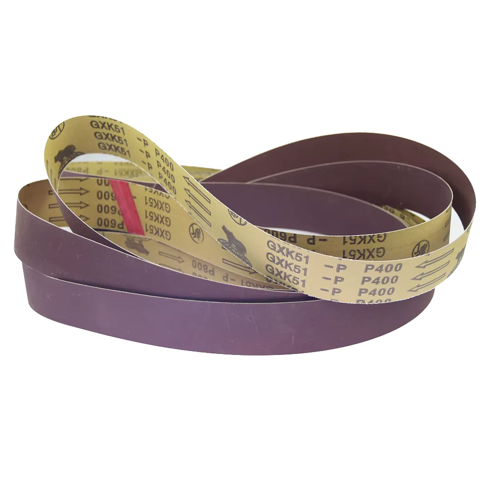 1 pièce 610-2000mm bande abrasive oxyde d'aluminium 24-78