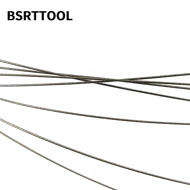 BSRTTOOL 1mm Superfine diamant fil de coupe outil de bricolage lames de scie Jade métal marbre granit pierre verre bois bijoux