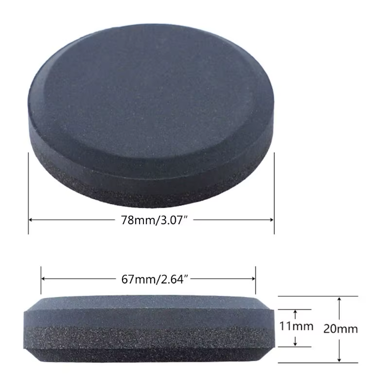 Pierre à aiguiser pour couteaux ménagers, pierre à aiguiser, Axe rond, outil à double grain pour accessoires de cuisine, 240/400 #