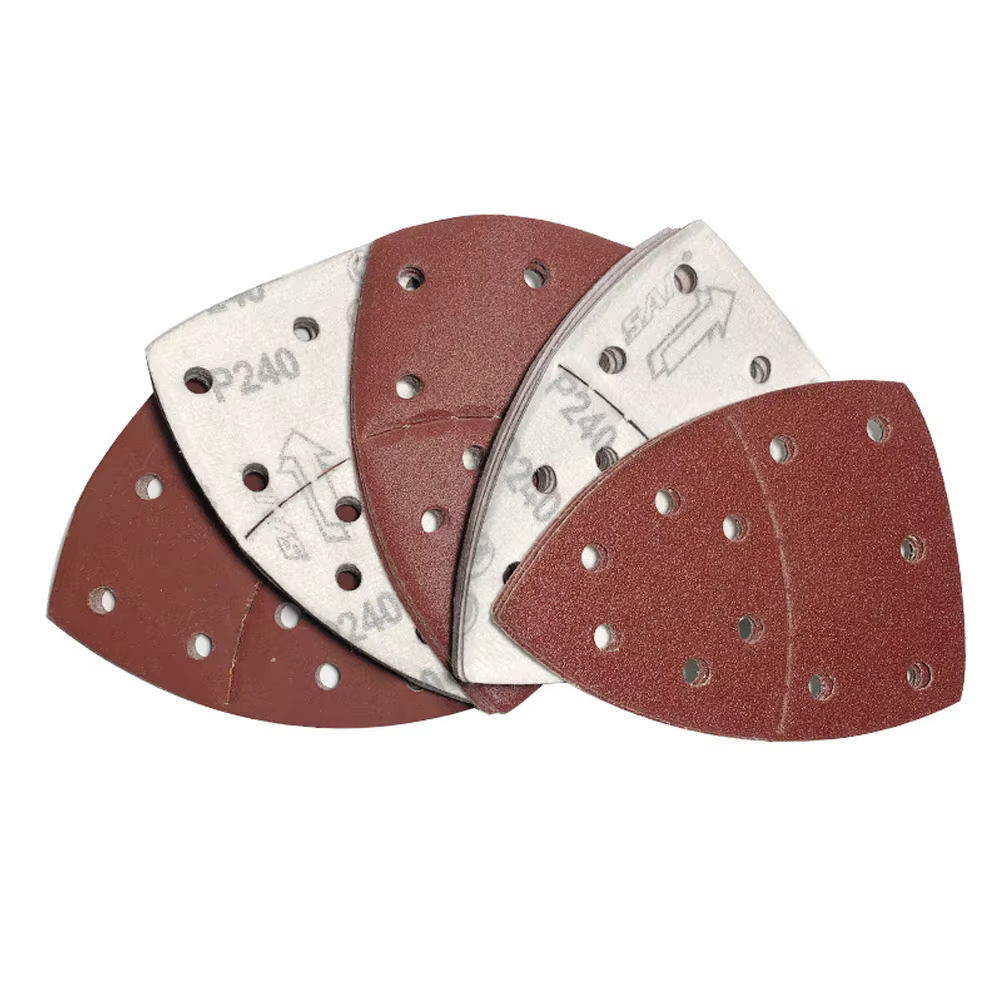 Feuilles Abrasives en Oxyde d'Aluminium pour Ponceuse Orbitale PSM 100A