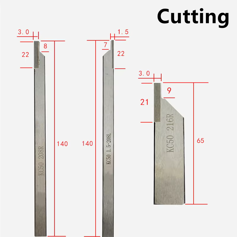 Ensemble d'outils de coupe en alliage dur de tungstène brasé CNC pour tournage et alésage