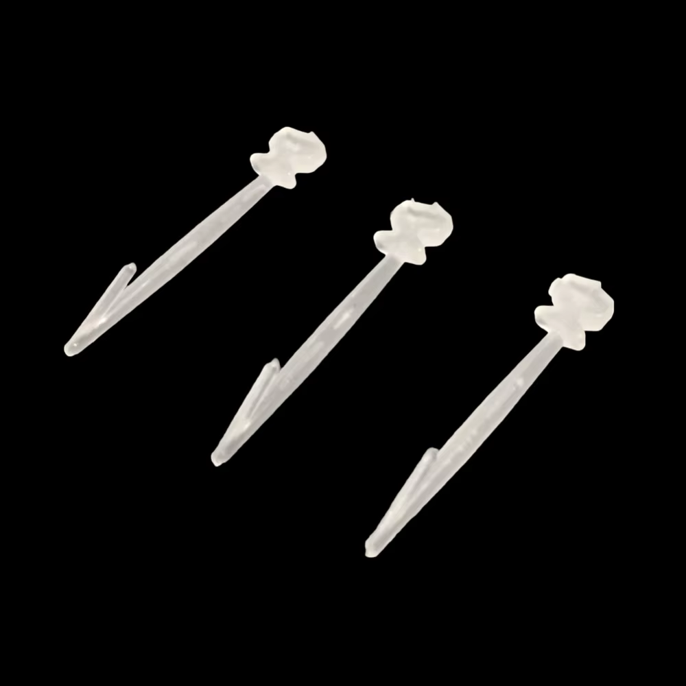 Embolus de lunettes jetables anti-picorage, outils jetables pour peaux de volaille, lunettes de prévention des combats, 2.9cm, 500 pièces