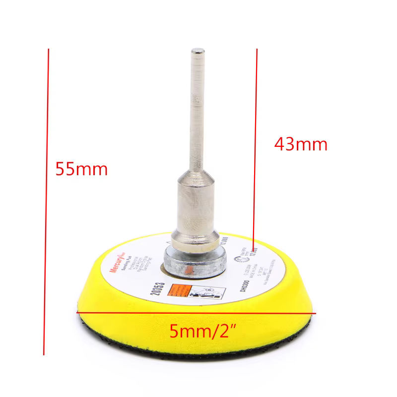 Disque de polissage, grain mixte