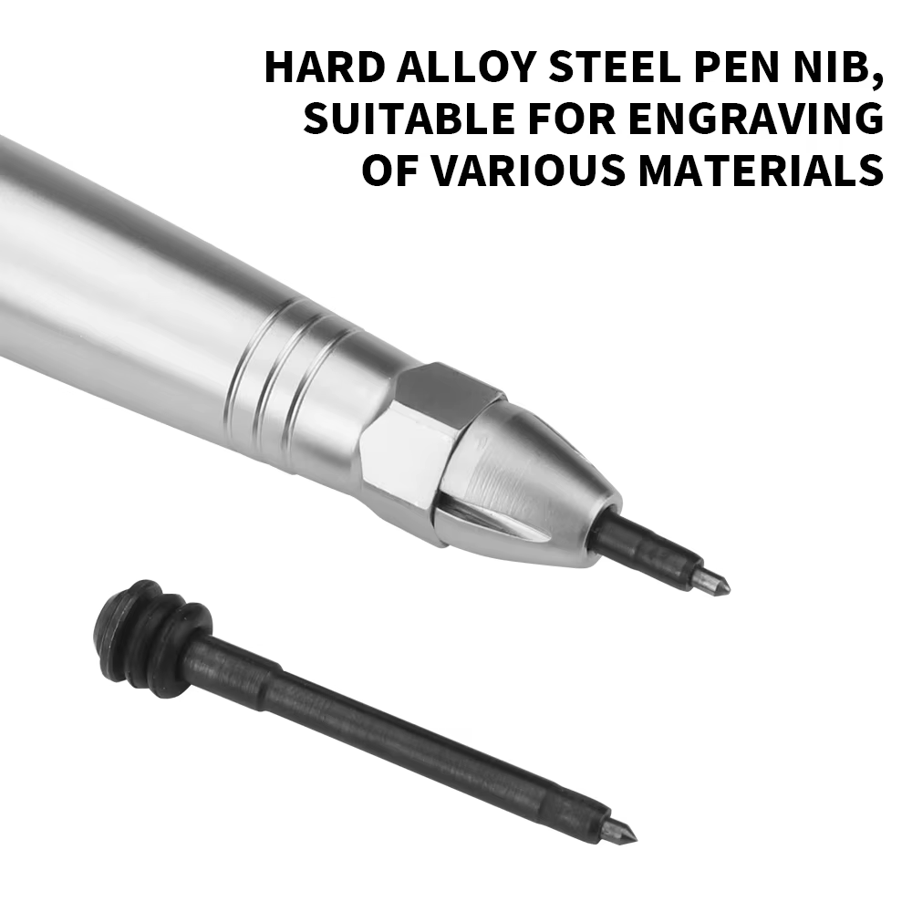 Stylo de gravure pneumatique pour feuille de verre