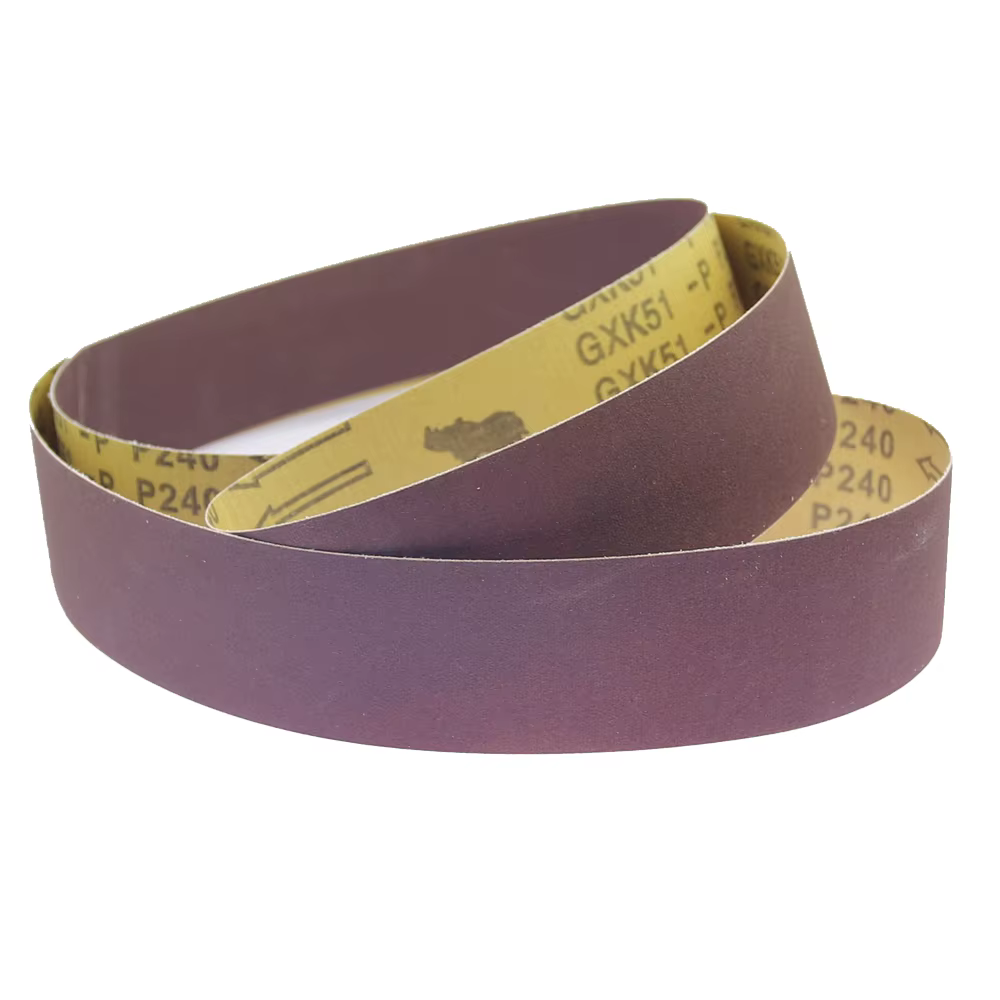 1 pièce 610-2000mm bande abrasive oxyde d'aluminium 24-78