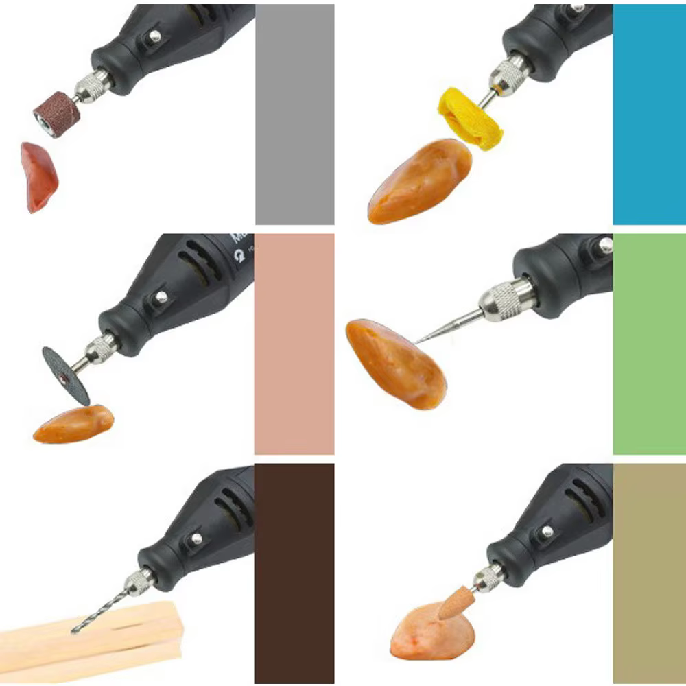 Kit d'outils de meulage de vitesse de régulation pour perceuse Dremel