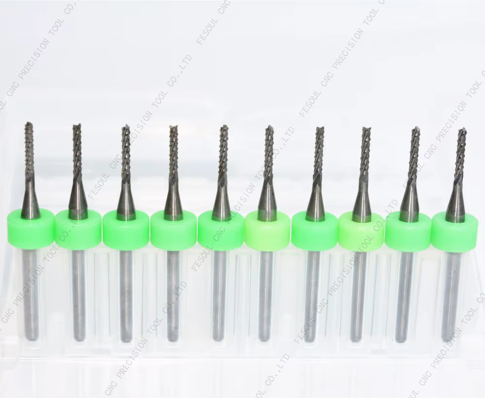 Micro fraise PCB en carbure monobloc pour machine CNC