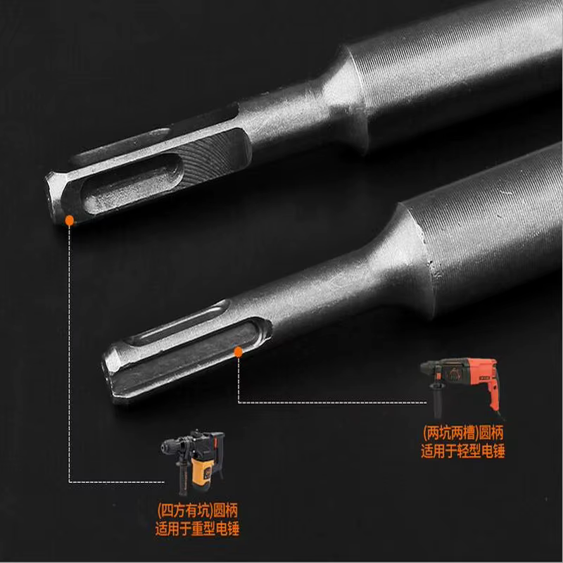Adaptateur à tige hexagonale M22 à SDS PLUS/SDS MAX/carré quatre creux/grande