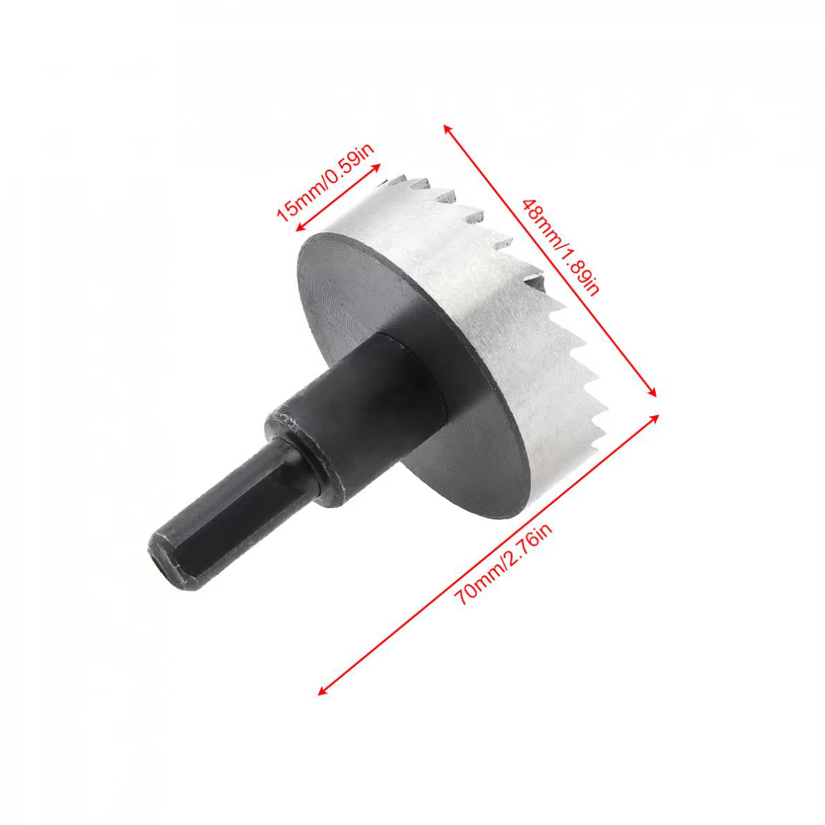 Forets de coupe de scie cloche HSS 40mm / 48mm pour pistolet/établi/magnétique/forets de pistolet à Air