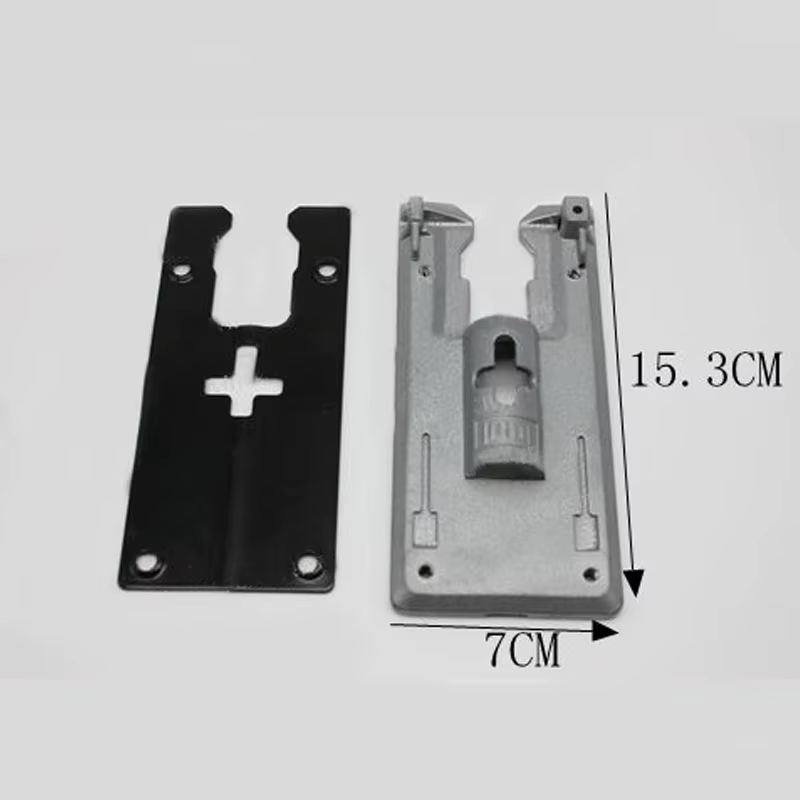 1 jeu d'accessoires pour scie courbe, plaque inférieure pour Makita 4304, plaque inférieure en aluminium pour scie incurvée