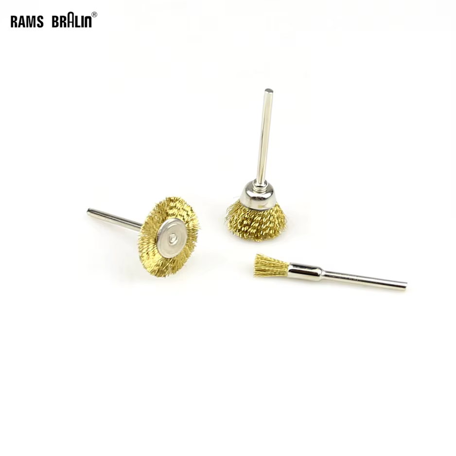 Brosses à roue en fil de cuivre