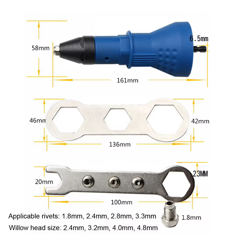 Outil de rivetage d'écrou de rivetage électrique