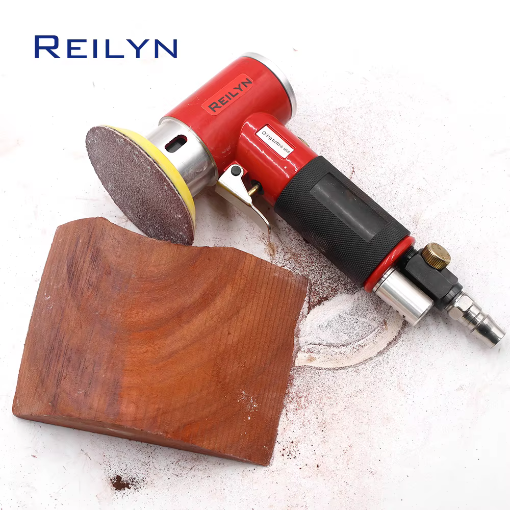 Reilyn Mini rectifieuse pneumatique 3 " ponceuse à air orbite aléatoire pour le polissage de voiture polisseuse à air à grande vitesse
