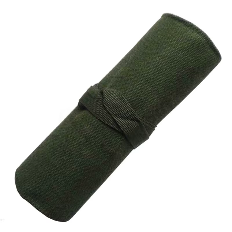 Boîte à outils de jardinage, paquet de rangement de bonsaï vert armée, sac en rouleau, outil de réparation de jardin, pinces, ciseaux, sacs de rangement d'outils en toile 60x43cm