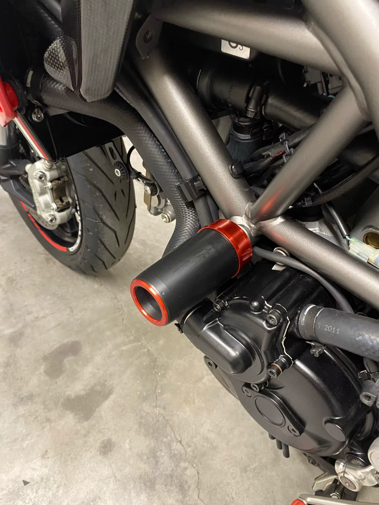 Pour DUCATI Multistrada 1200 Multistrada1200 MTS1200, cadre de Protection contre les chutes de moto, curseur de carénage, protecteur de coussinet