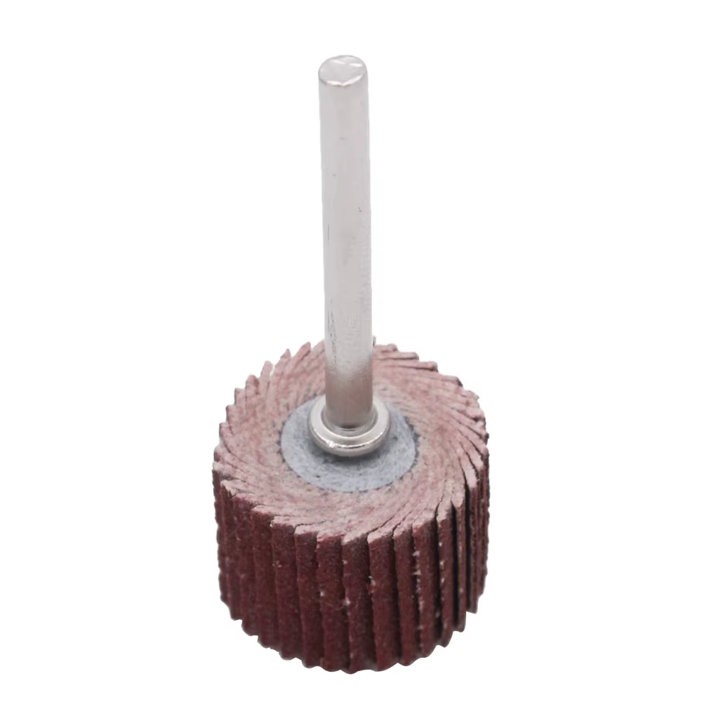 10 pièces/ensemble 15-25MM 80-600 grain roue à lamelles ponceuse disque de ponçage remplacement meuleuse Abrasive outil rotatif Dremel Mini perceuse