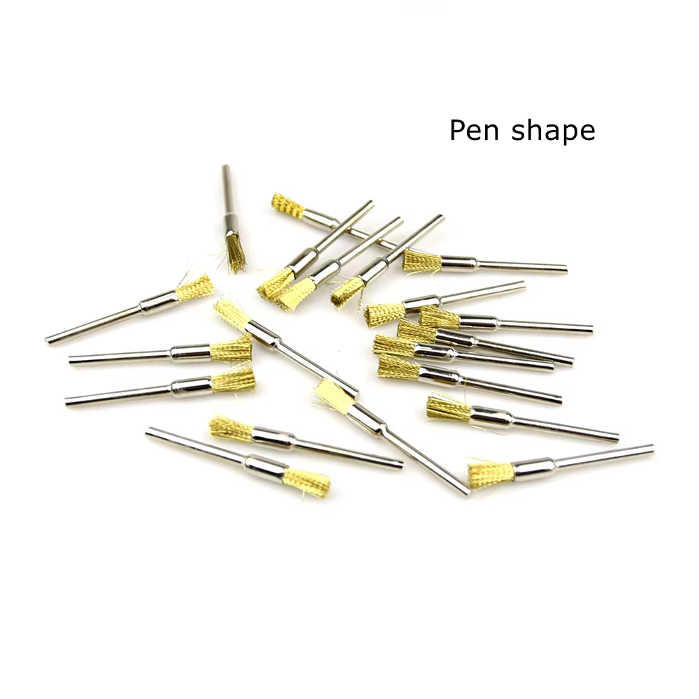 Brosses à roue en fil de cuivre